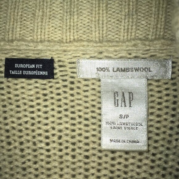 Gap Vintage Ski Lodge 100% Lambs Wool Sweater - Picture 2 of 6